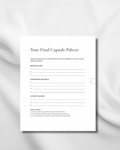 The Capsule Wardrobe Planner